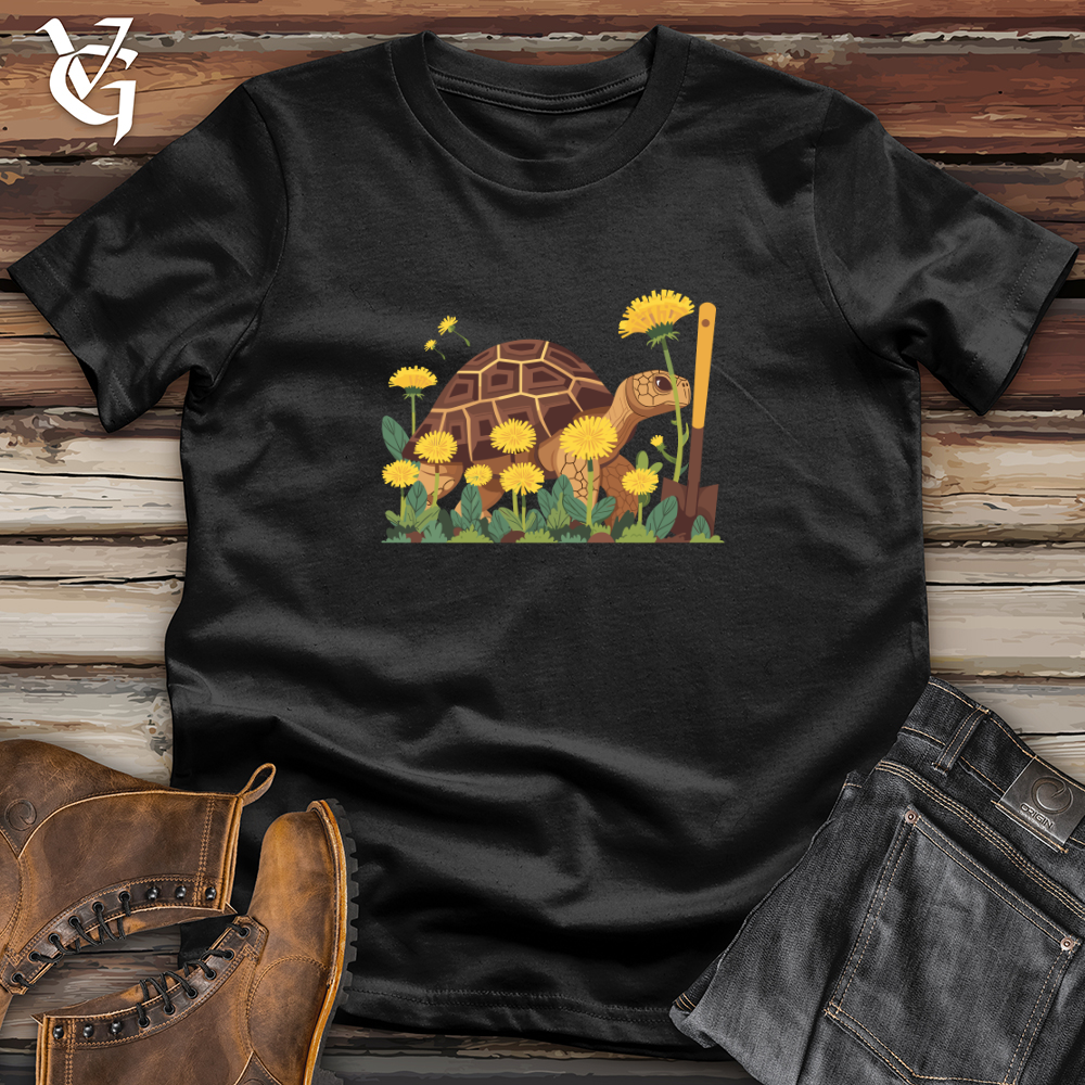 Viking Goods Gardening Tortoise Softstyle Tee Black / L