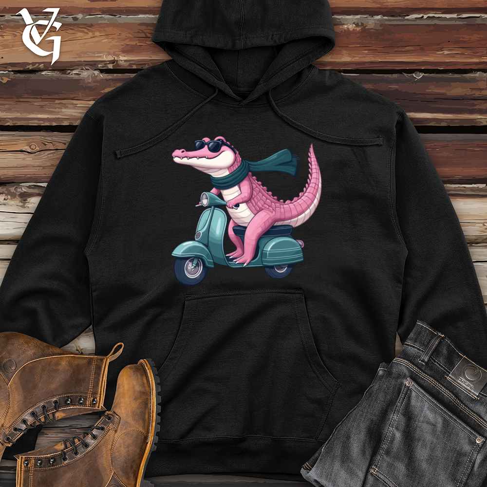 Viking Goods Gator Scoot Midweight Hooded Sweatshirt Black / L