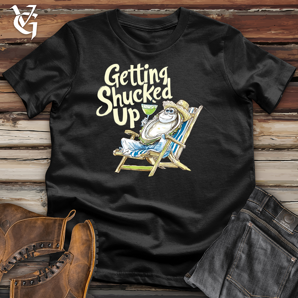 Viking Goods Getting Shucked Up Softstyle Tee Black / L