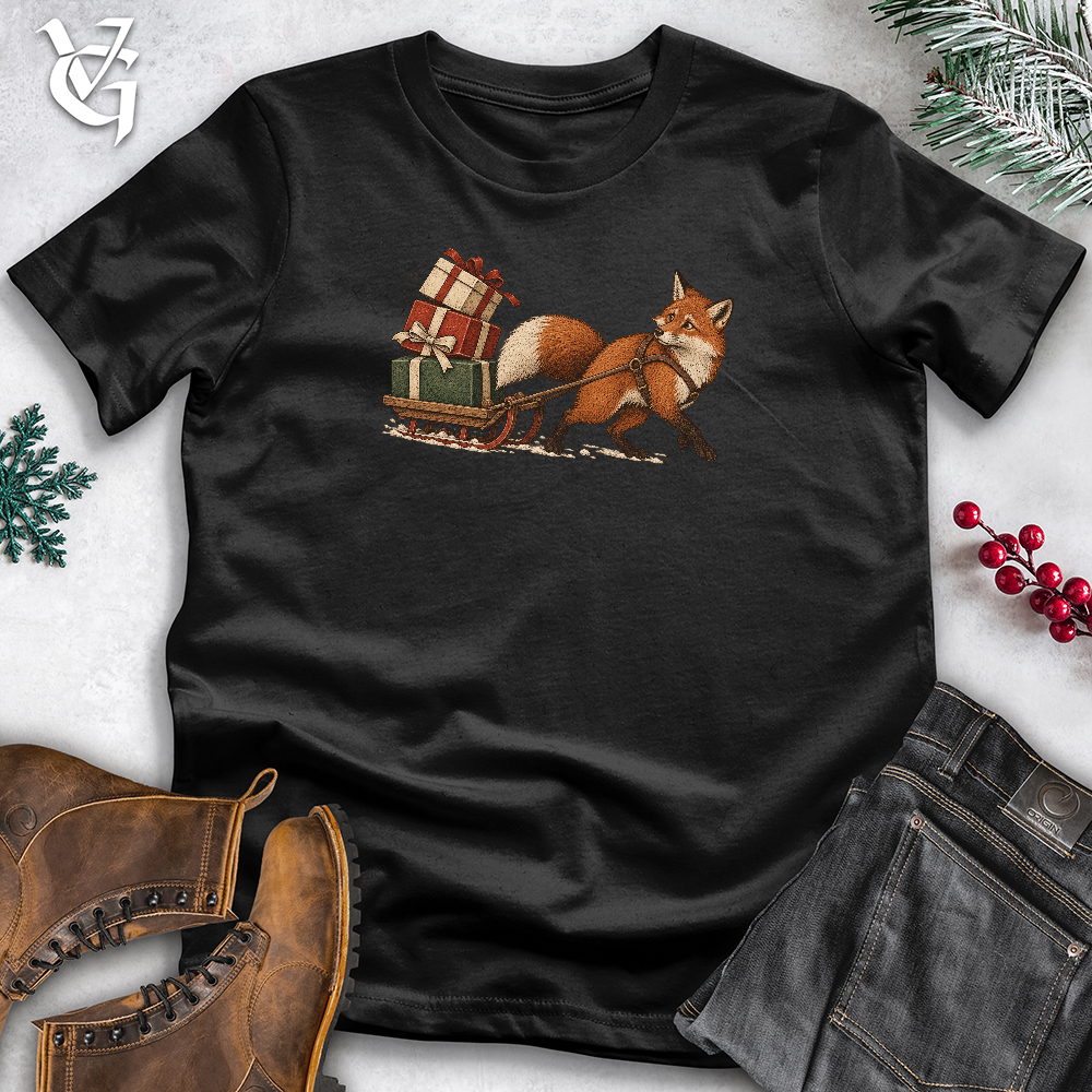 Viking Goods Gift Pulling Fox Softyle Tee Black / L