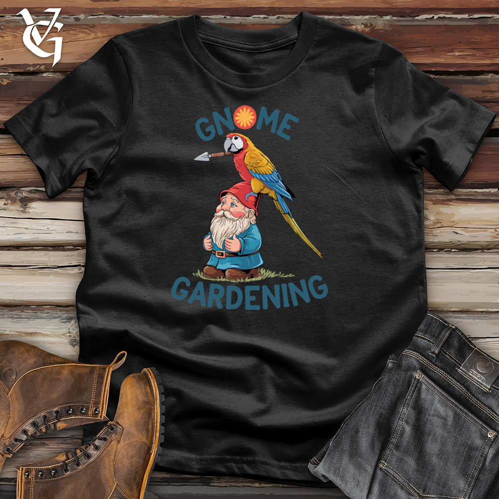 Viking Goods Gnome Gardening Softstyle Tee Black / L