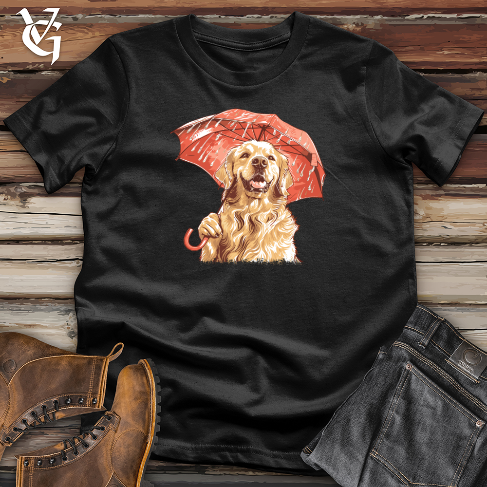 Viking Goods Golden Optimist Umbrella Softstyle Tee Black / L