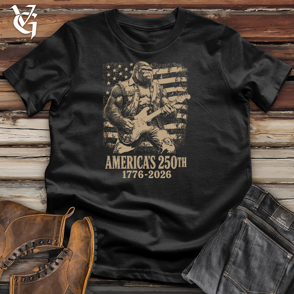 Viking Goods Gorilla American Guitar Softstyle Tee Black / L