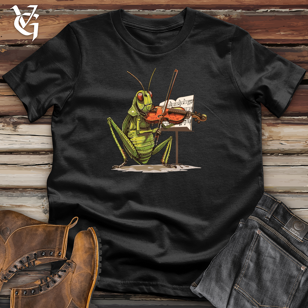 Viking Goods Grasshopper Violin Virtuoso Softstyle Tee Black / L