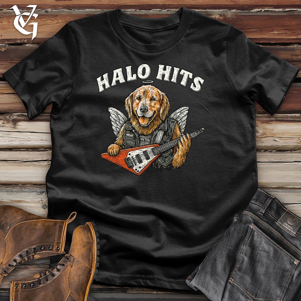Viking Goods Halo Hits Dog Softstyle Tee Black / L