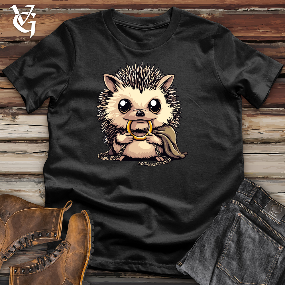 Viking Goods Hedgehog Ring Of Power Cotton Tee Military Green / L