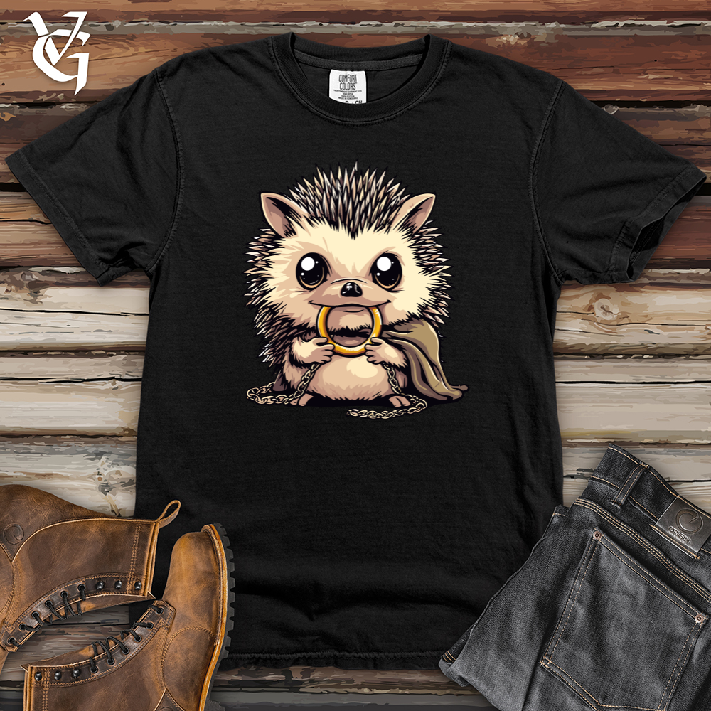 Viking Goods Hedgehog Ring Of Power Heavy Cotton Comfort Colors Tee Black / L