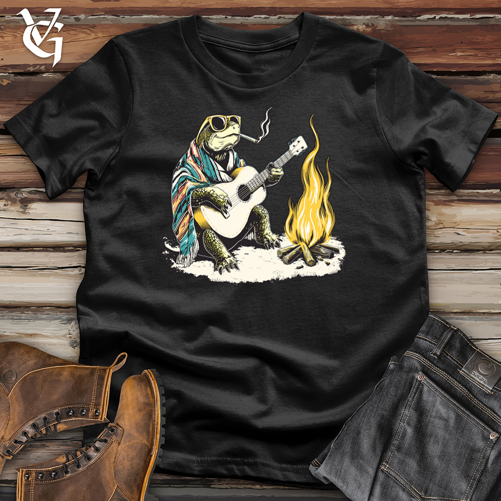 Viking Goods Hippy Turtle Softstyle Tee Black / L