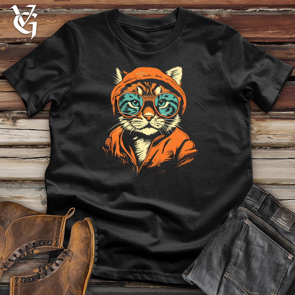 Hipster Cat Attitude Softstyle Tee