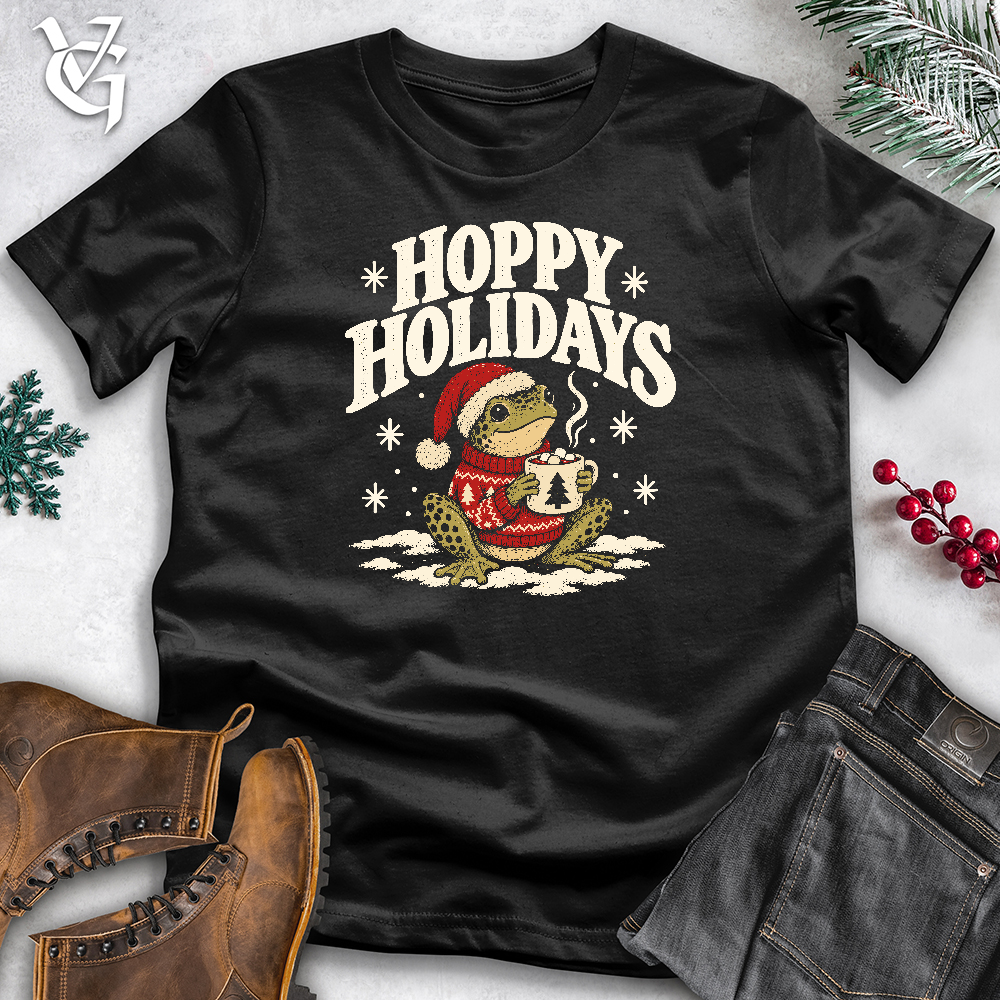 Viking Goods Hoppy Holidays Softstyle Tee Black / L
