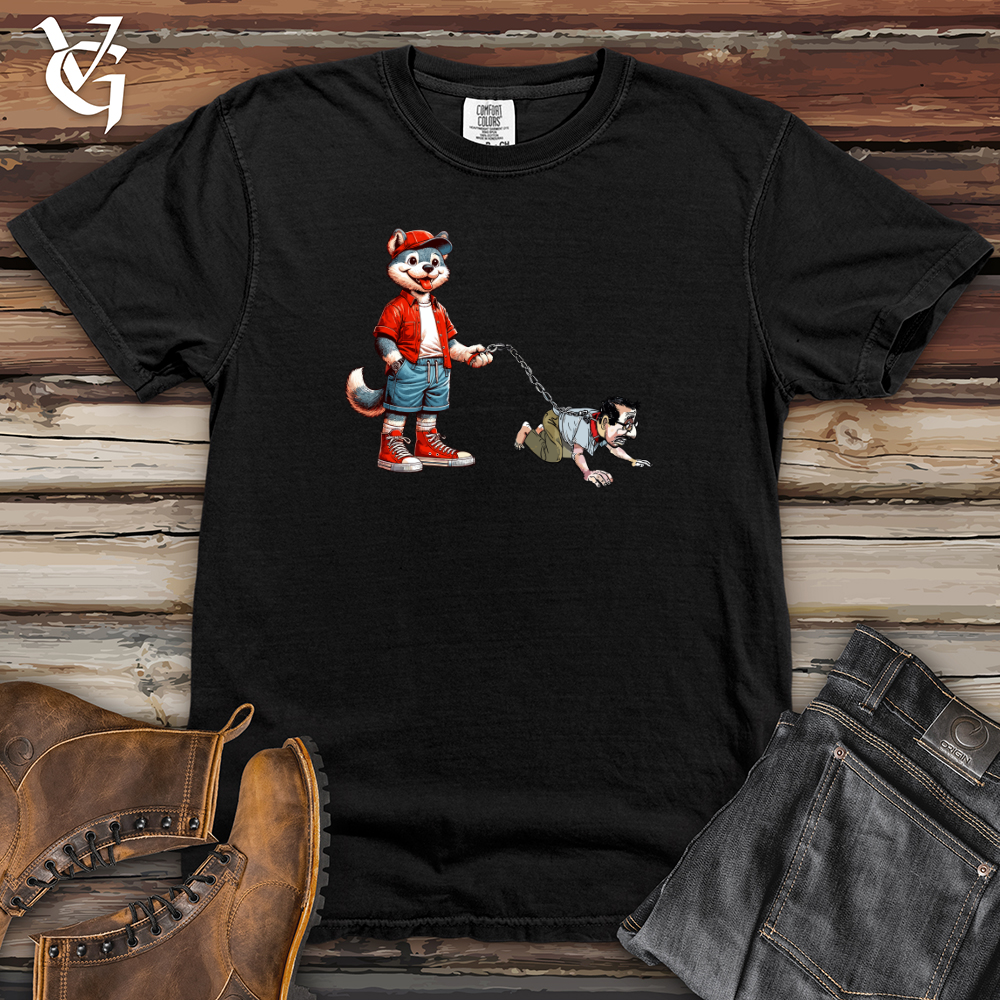 Viking Goods Human Walking Heavy Cotton Comfort Colors Tee Black / L