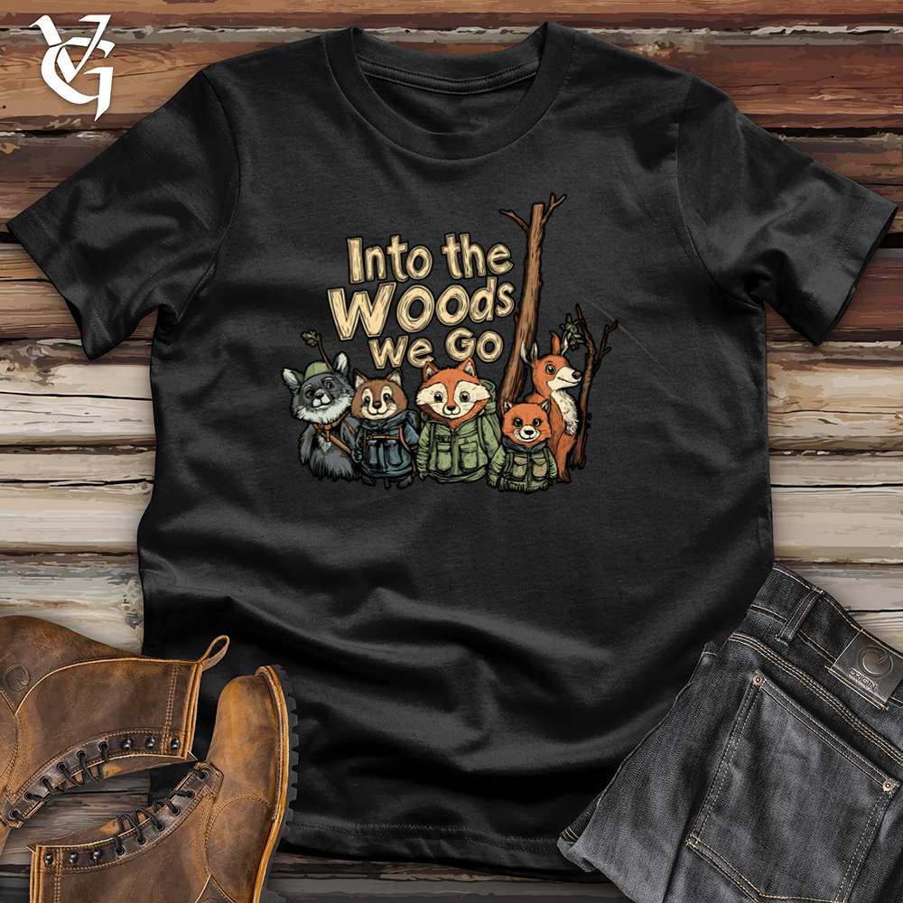 Viking Goods Into The Woods We Go Softstyle Tee Black / L