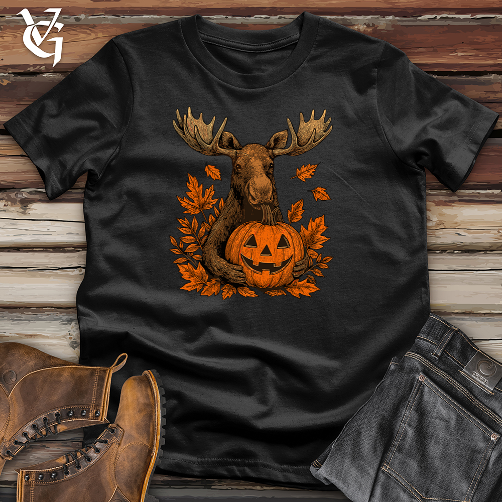 Viking Goods Jack O Lantern Moose Softstyle Tee Black / L