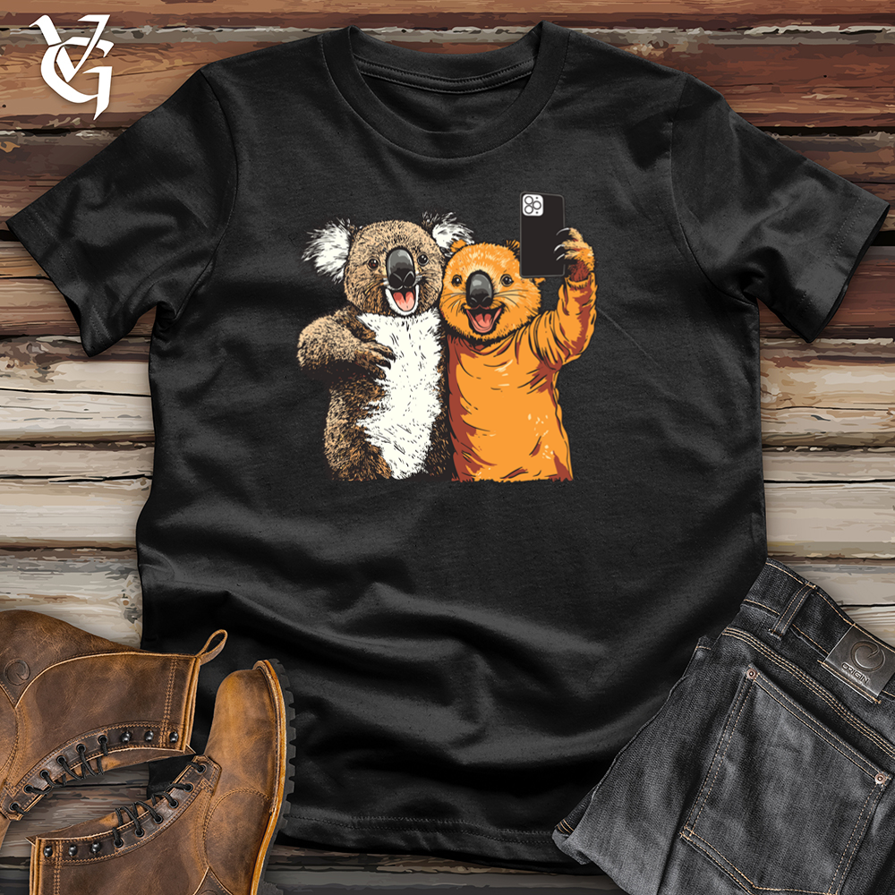 Viking Goods Koala Selfie Softstyle Tee Black / L