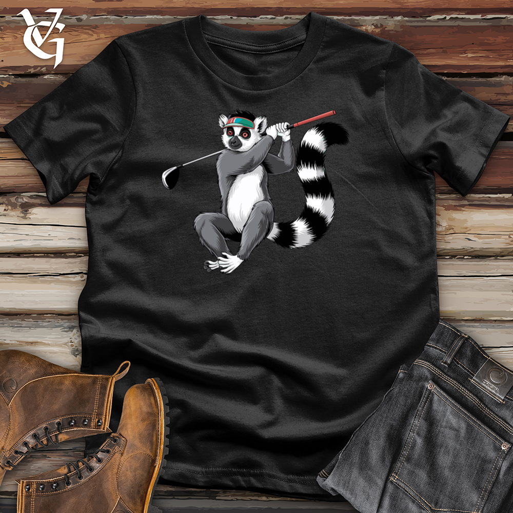 Viking Goods Lemur Golf Softstyle Tee Black / L