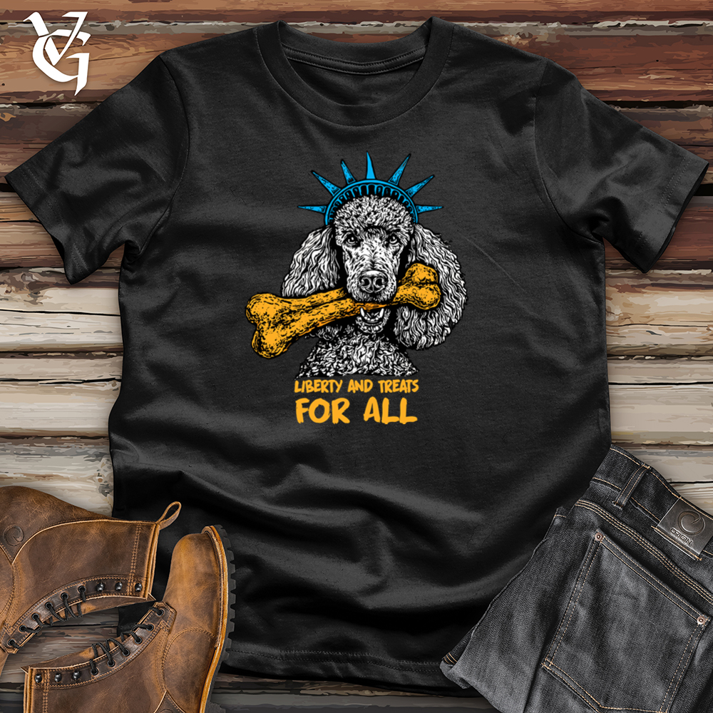 Viking Goods Liberty And Treats For All Softstyle Tee Black / L