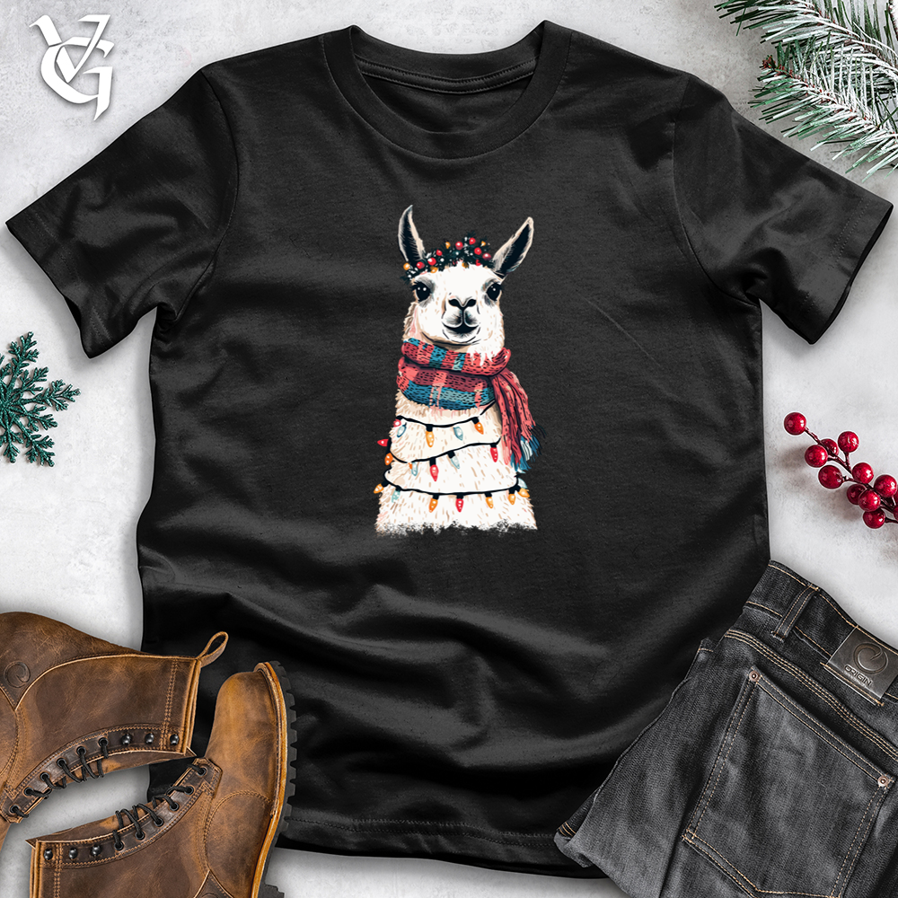 Viking Goods Llama Lights Softstyle Tee Black / L