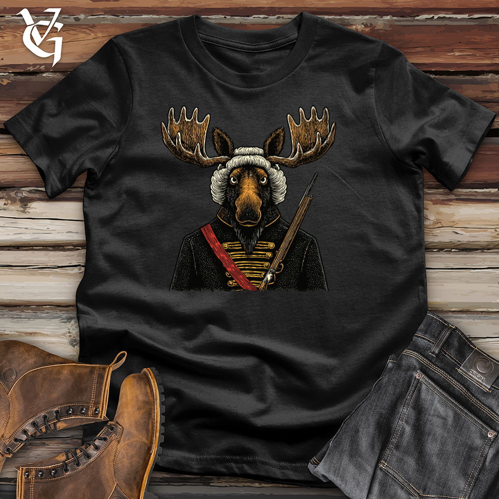 Viking Goods Majestic Moose Softstyle Tee Black / L