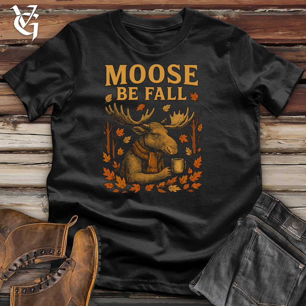 Viking Goods Moose Be Fall Softstyle Tee Black / L