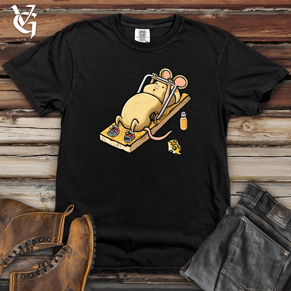 Viking Goods Mouse in Gym Workout Heavy Cotton Comfort Colors Tee Black / L