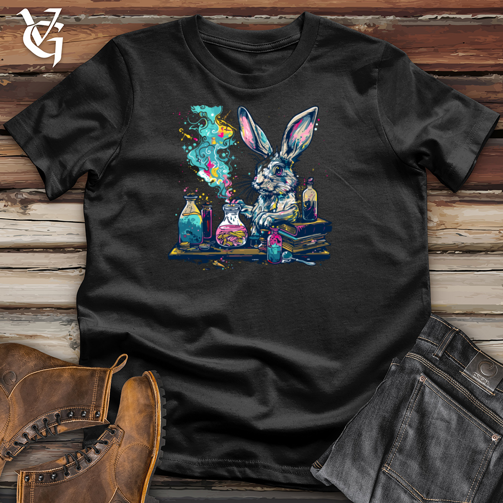Viking Goods Mystical Brewmaster Rabbit Cotton Tee Military Green / L