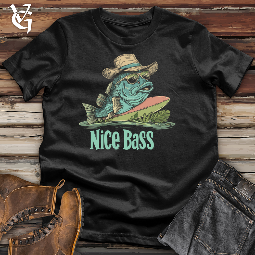 Viking Goods Nice Bass Softstyle Tee Black / L