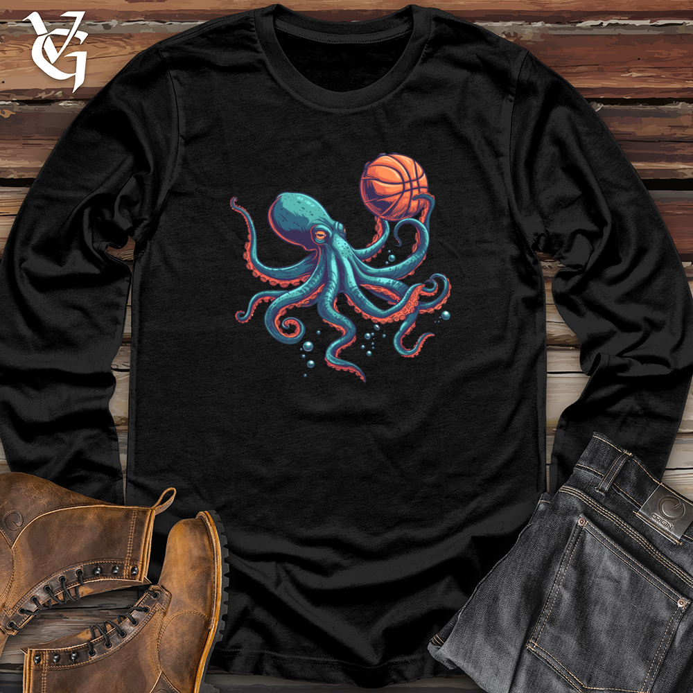 Viking Goods Octopus Basketball Dunk Long Sleeve Black / L