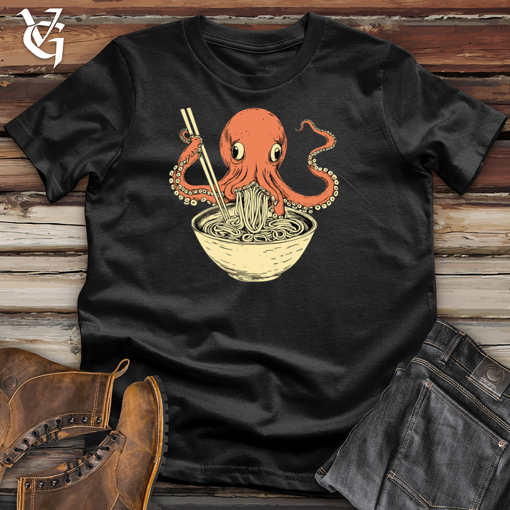 Viking Goods Octopus Noodlin Softstyle Tee Black / L