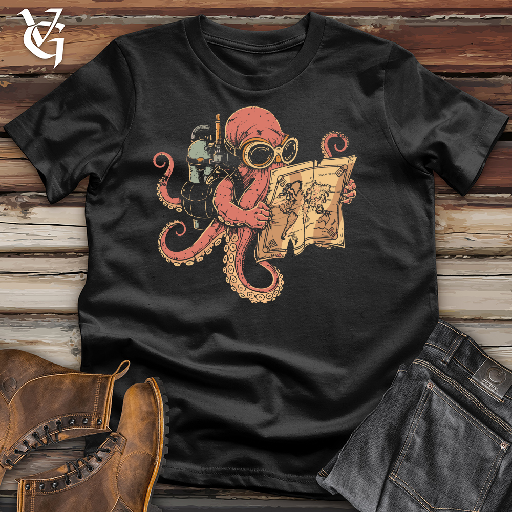 Viking Goods Octopus Quest Chronicles Cotton Tee Black / L