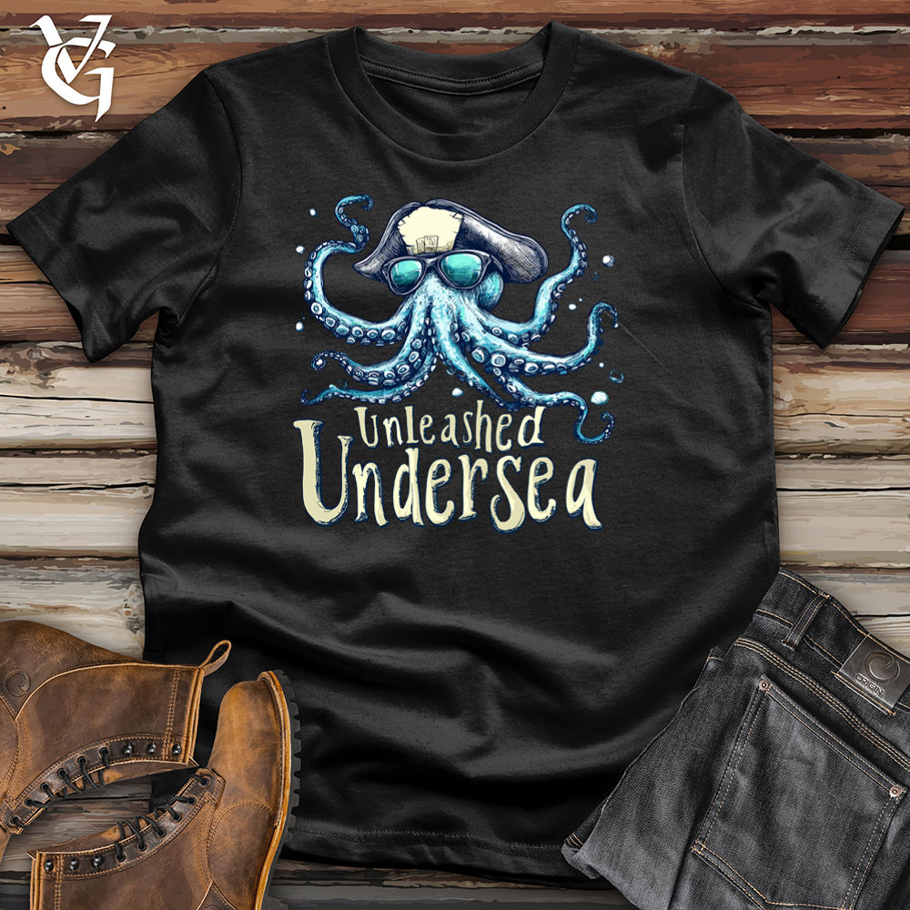 Viking Goods Octopus Unleashed Undersea Softstyle Tee Black / L