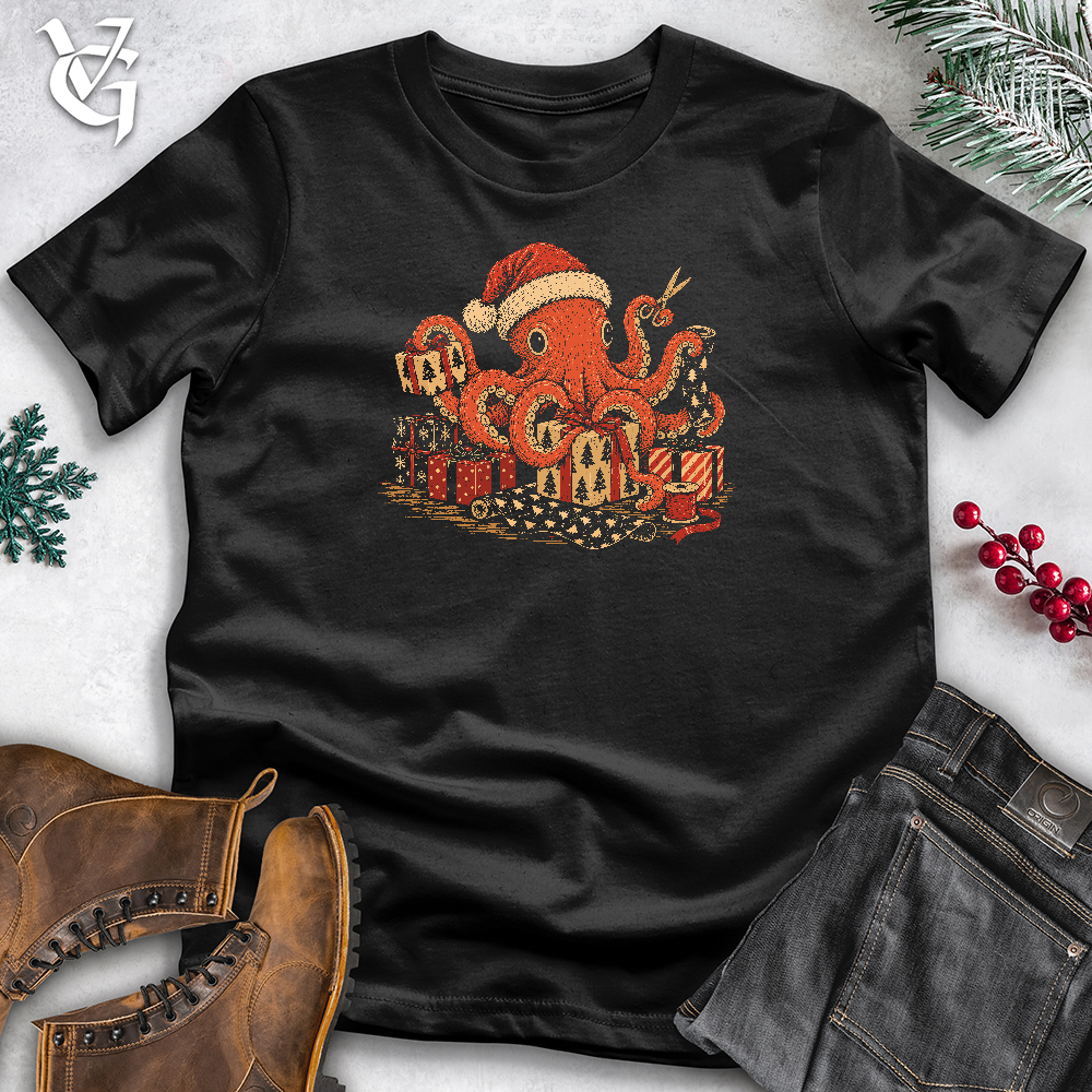 Viking Goods Octopus Wrapping Softstyle Tee Black / L