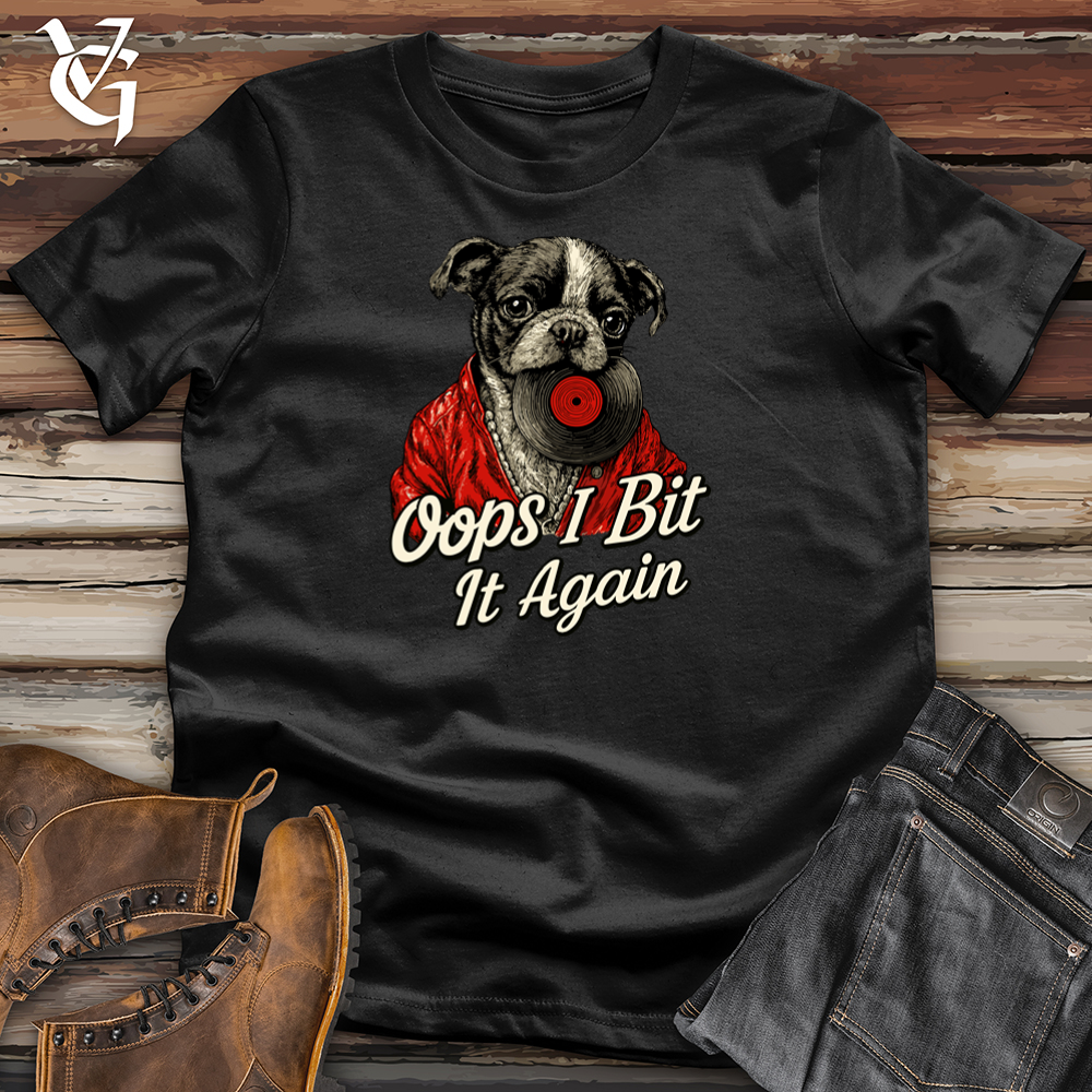 Viking Goods Oops I Bit It Again Softstyle Tee Black / L