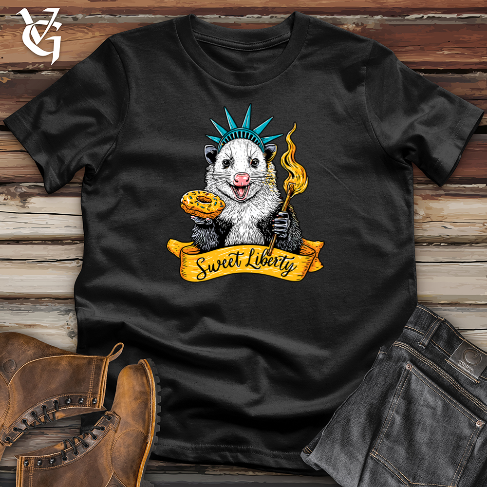 Viking Goods Opossum Sweet Liberty Softstyle Tee Black / L