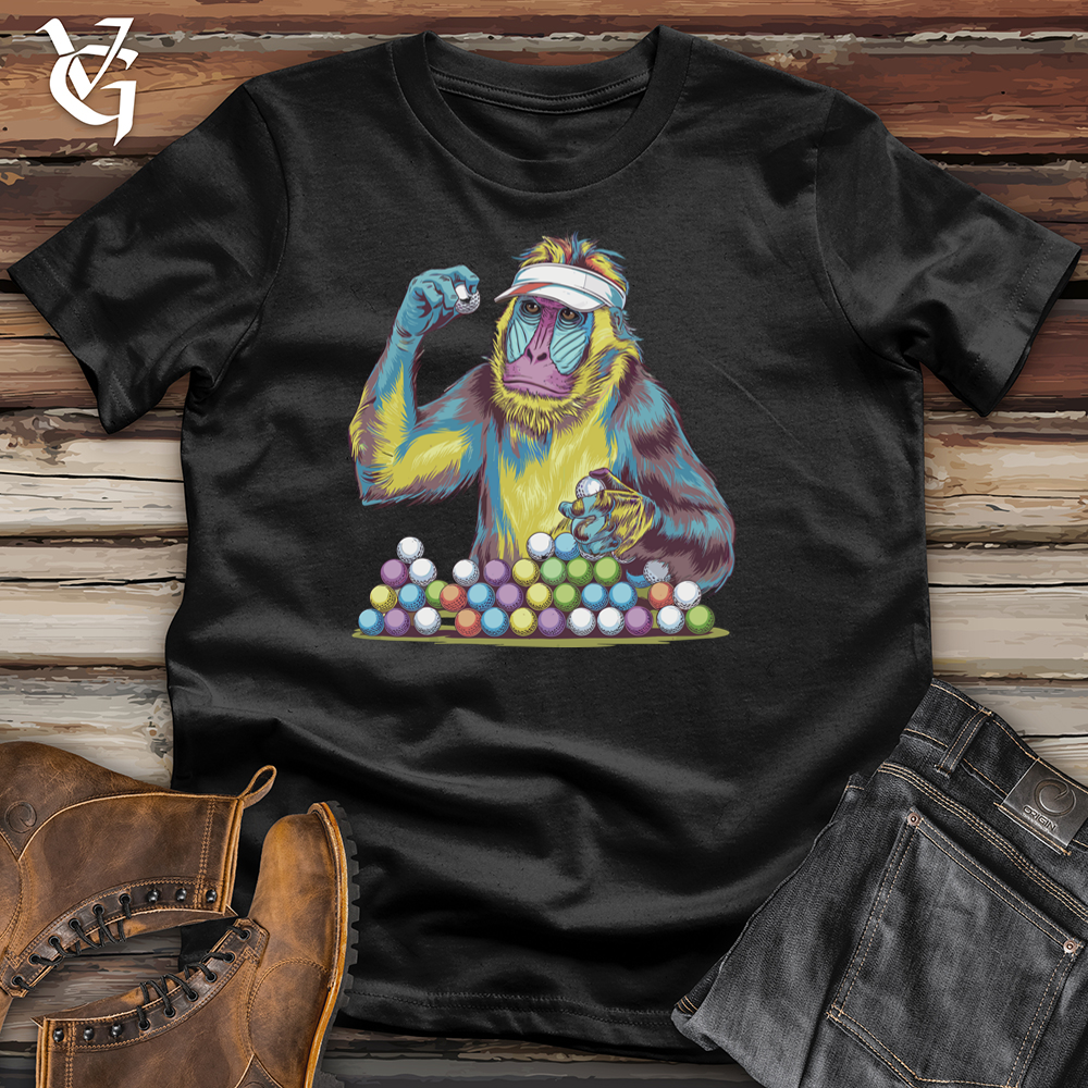Viking Goods Orangutang Golf Collector Softstyle Tee Black / L