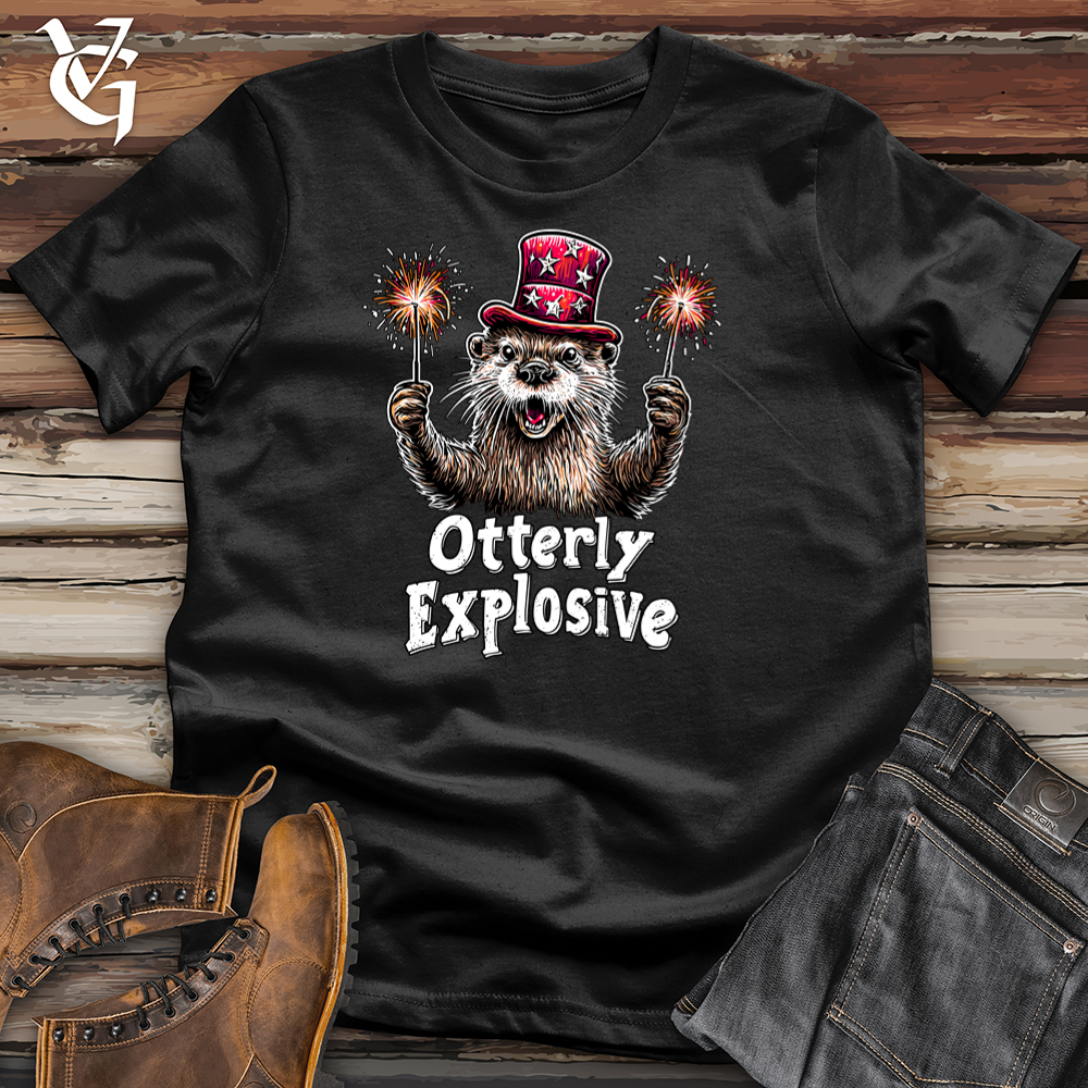 Viking Goods Otterly Explosive Softstyle Tee Black / L