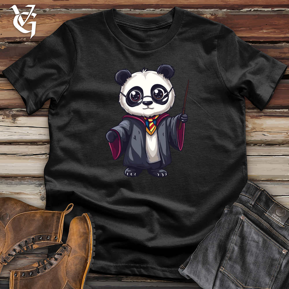 Viking Goods Panda Wizard Softstyle Tee Black / L