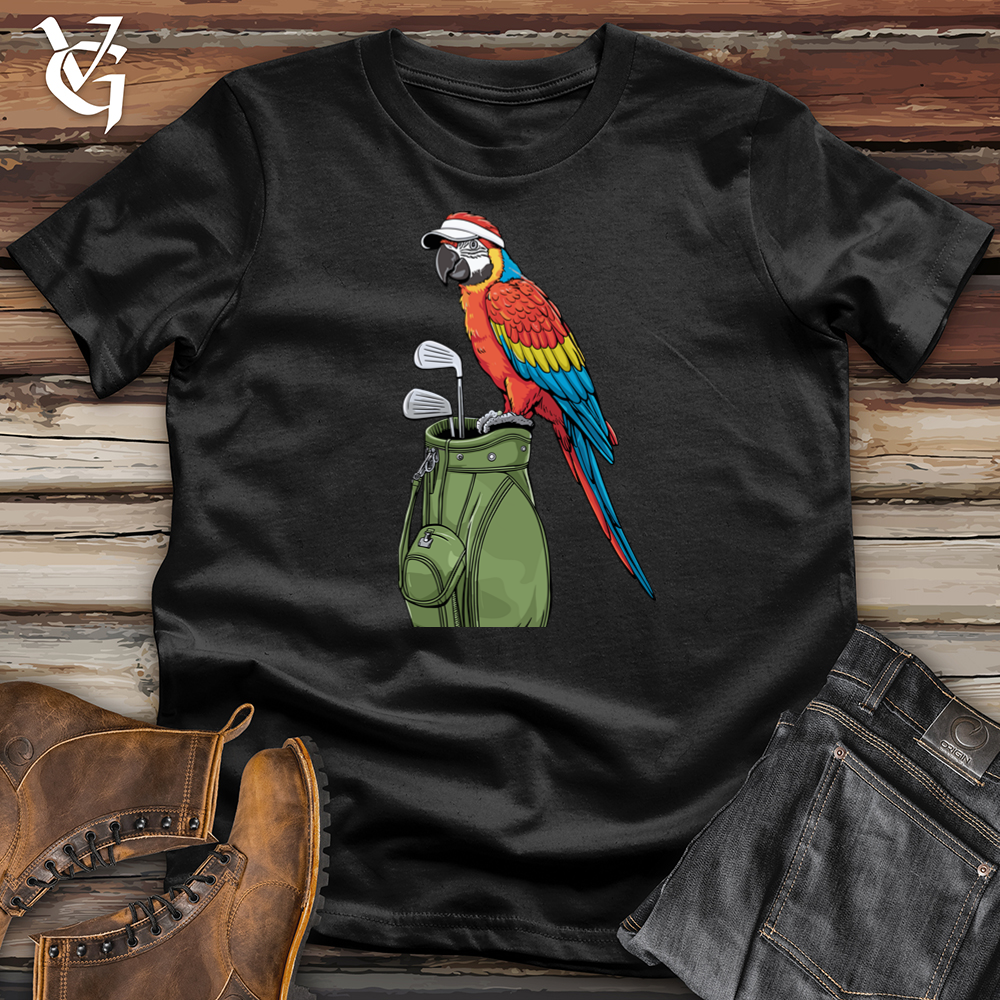 Viking Goods Parrot Par Softstyle Tee Black / L
