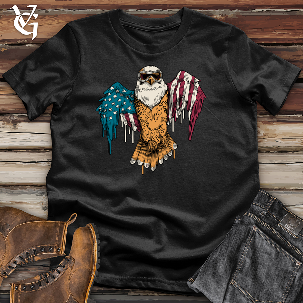 Viking Goods Patriot Hawk Softstyle Tee Black / L