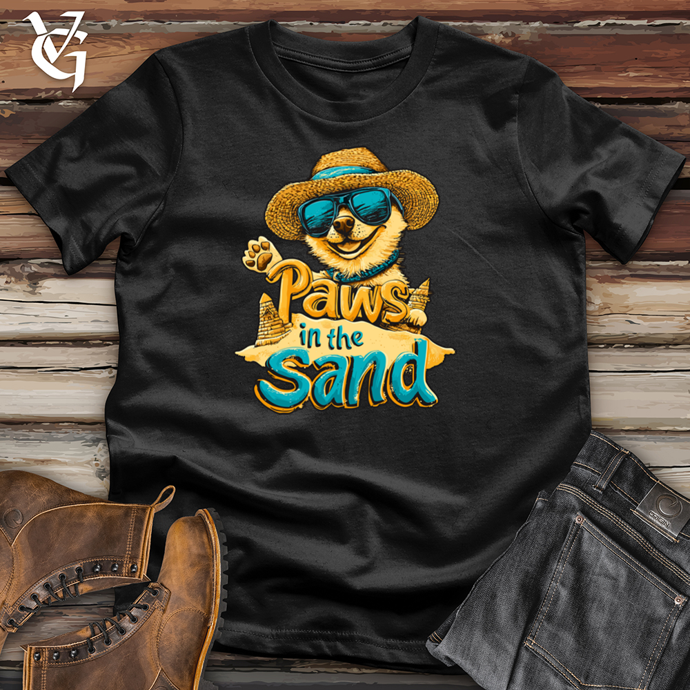 Viking Goods Paws in the Sand Softstyle Tee Black / L