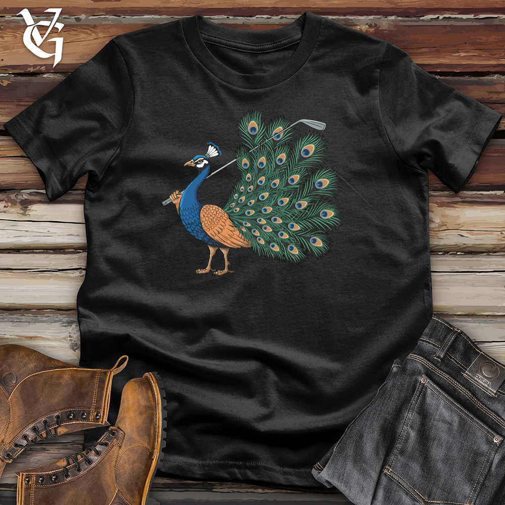Viking Goods Peacock Pines Softstyle Tee Black / L