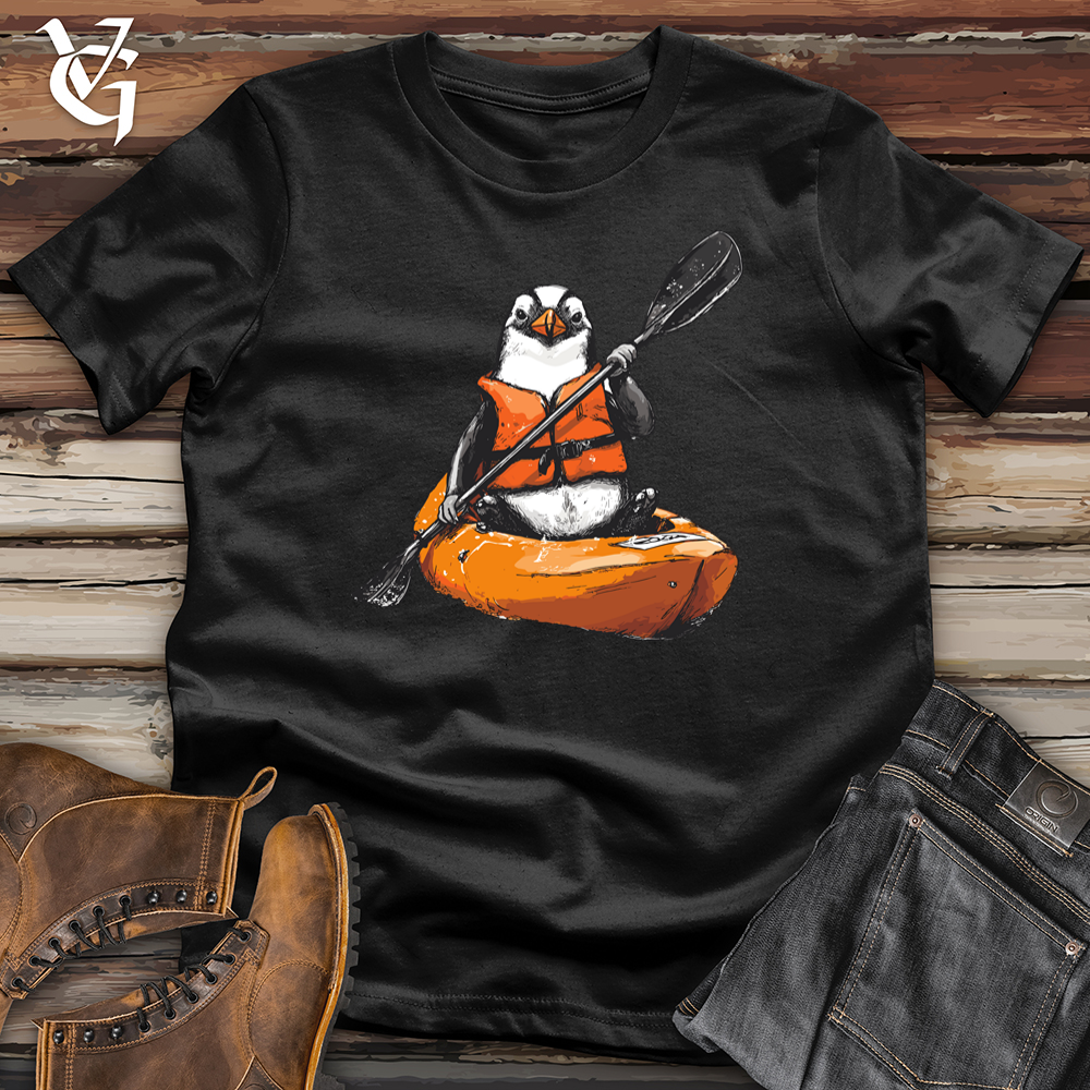 Viking Goods Penguin Kayak Softstyle Tee Black / L