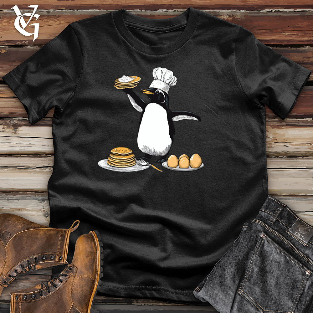 Viking Goods Penguin Pancakes Softstyle Tee Black / L