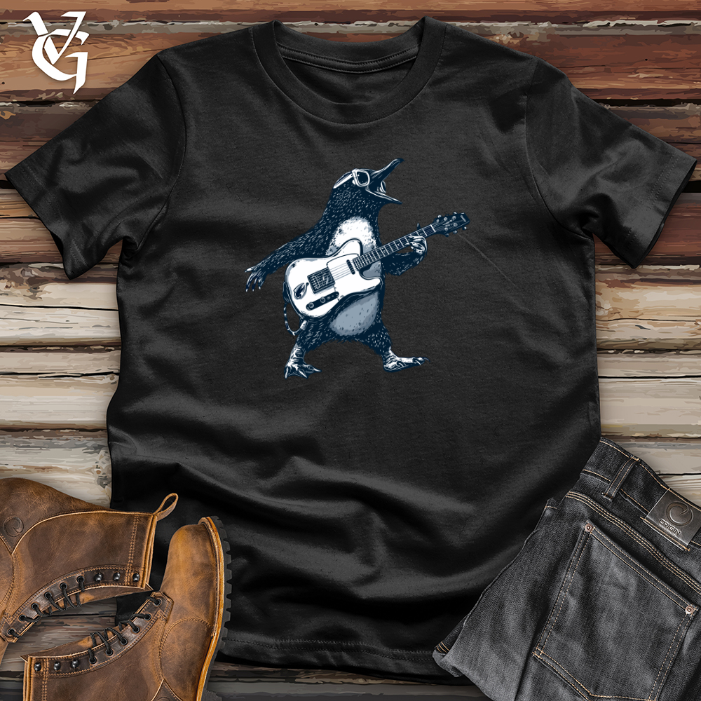 Viking Goods Penguin Rockstar Solo Softstyle Tee Black / L