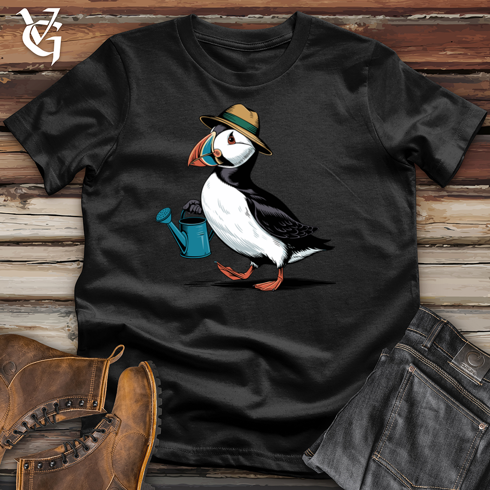 Viking Goods Puffin Softstyle Tee Black / L
