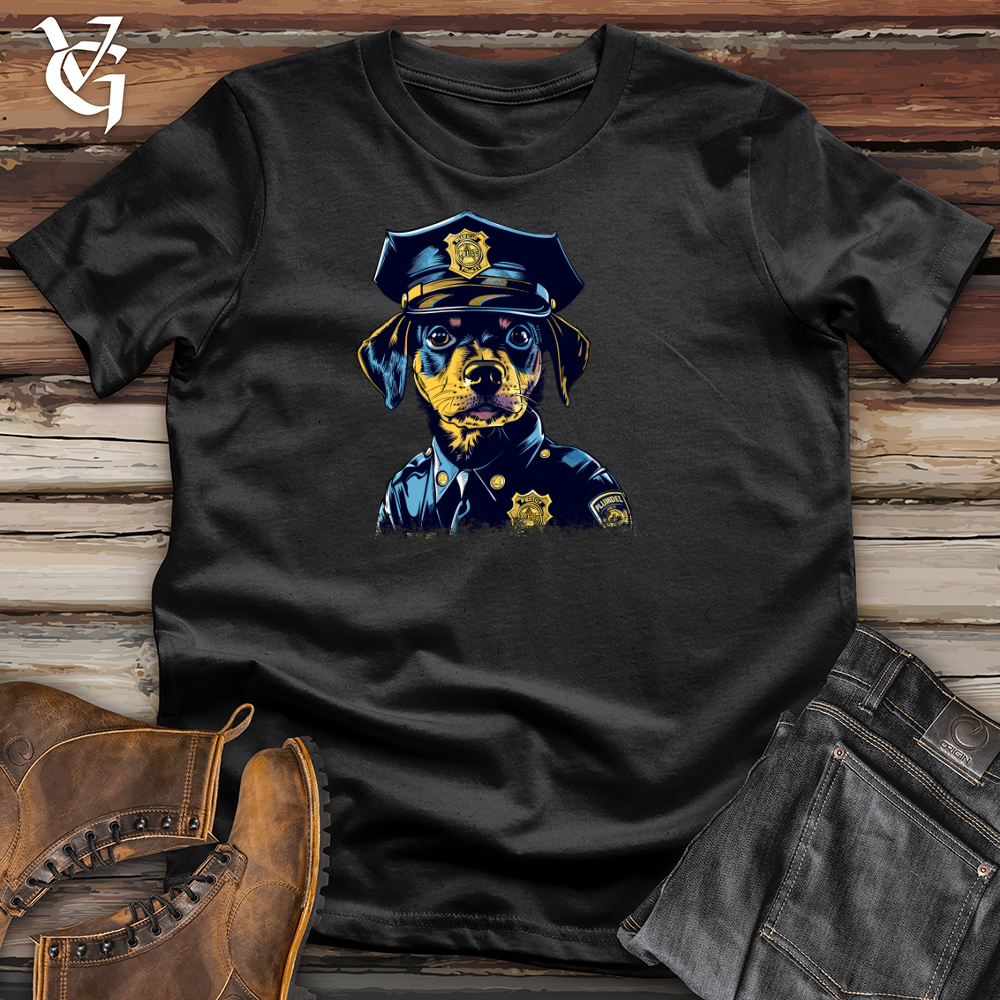 Viking Goods Puppy Police Patrol Cotton Tee Black / L