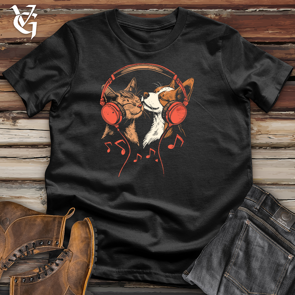 Viking Goods Purrfect Harmony Whiskers Cotton Tee Black / L