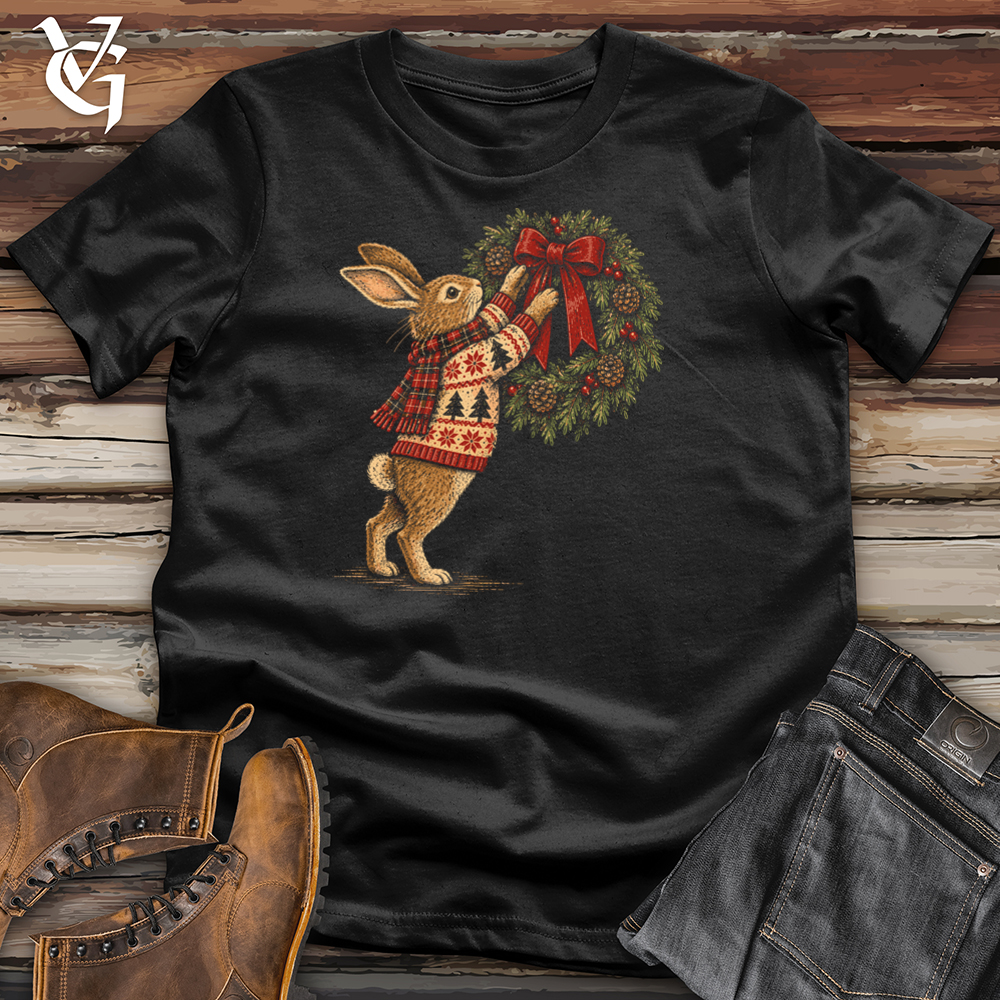 Viking Goods Rabbit Wreath Tee Black / L