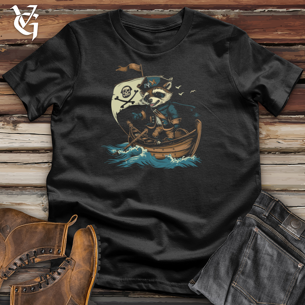 Viking Goods Raccoon Ahoy Adventure Cotton Tee Black / L