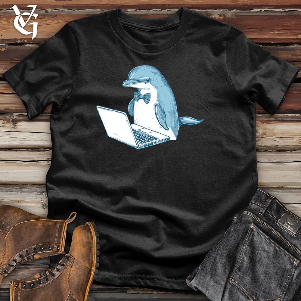 Viking Goods Remote Dolphin Softstyle Tee Black / L