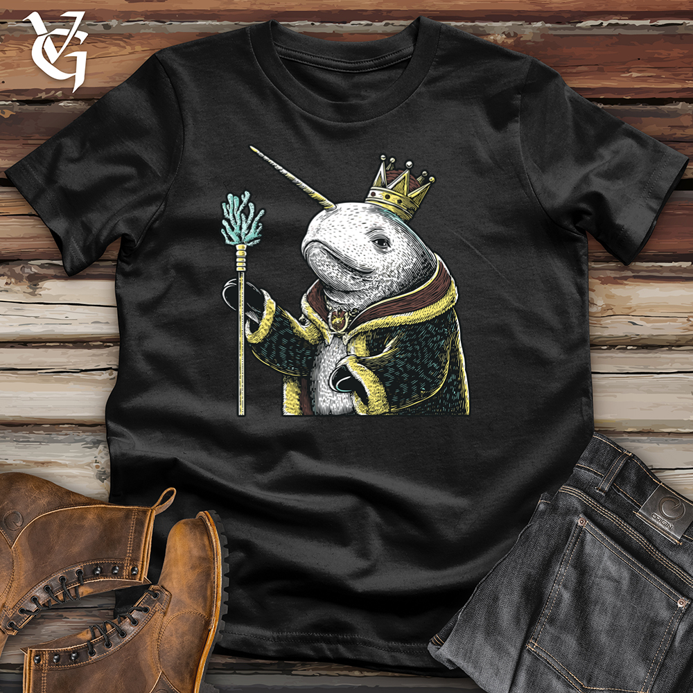 Viking Goods Royal Narwal Softstyle Tee Black / L